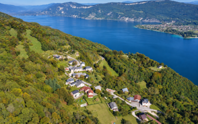 Mission photo aérienne des communes du lac du Bourget